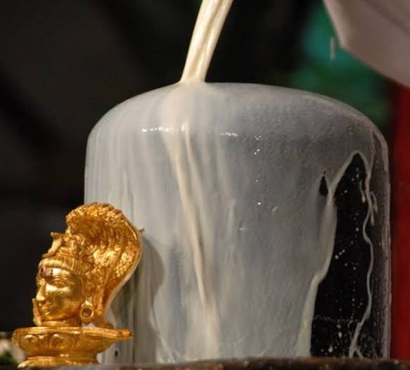 Milk Abhishekam