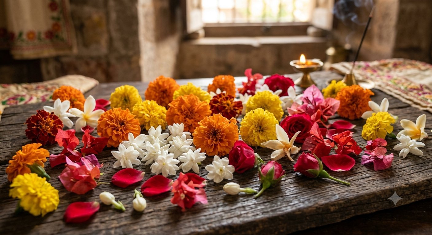Sacred Flowers Offering