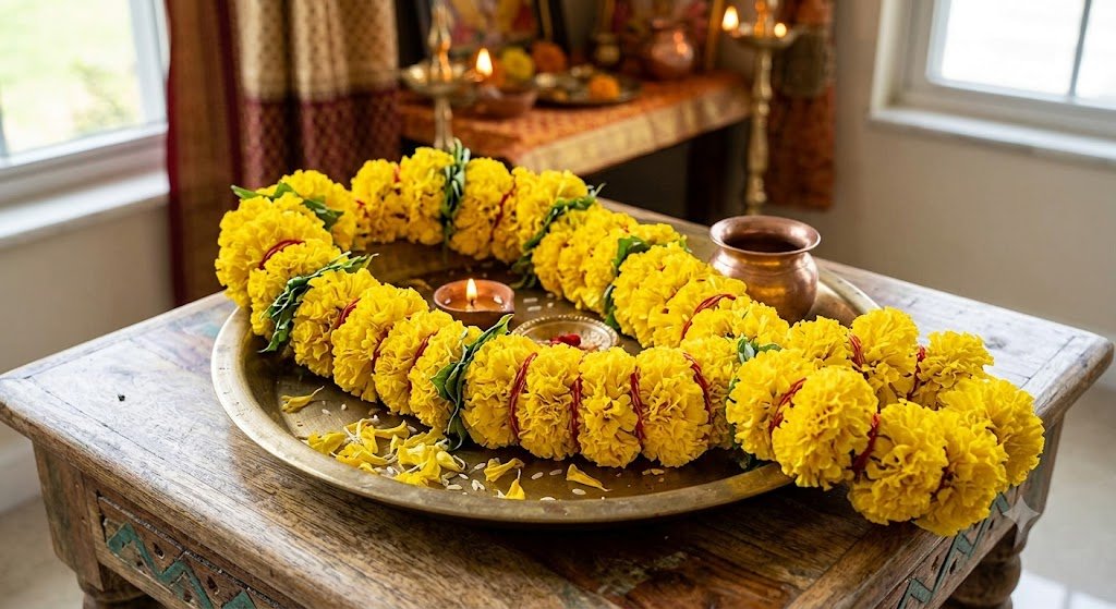 Yellow Flower Mala