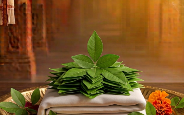 Bilva Patra Offering