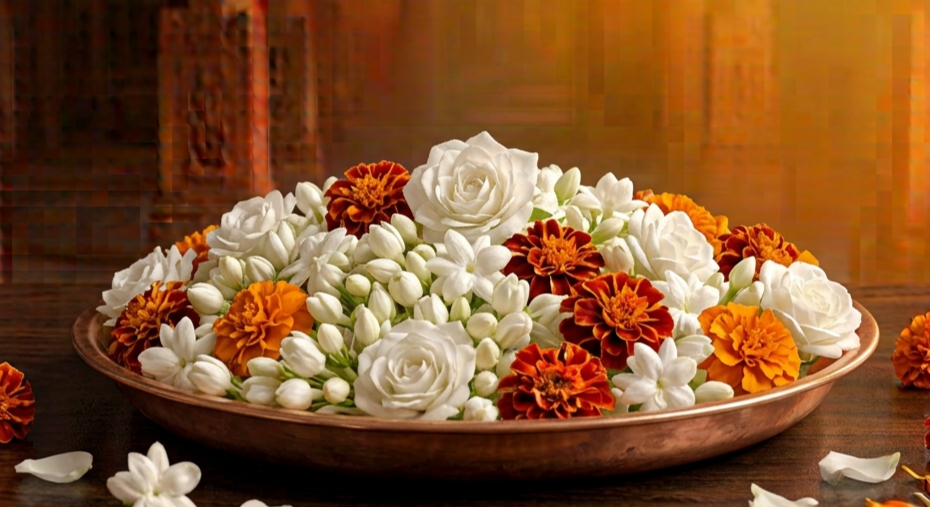 White Flowers Offering