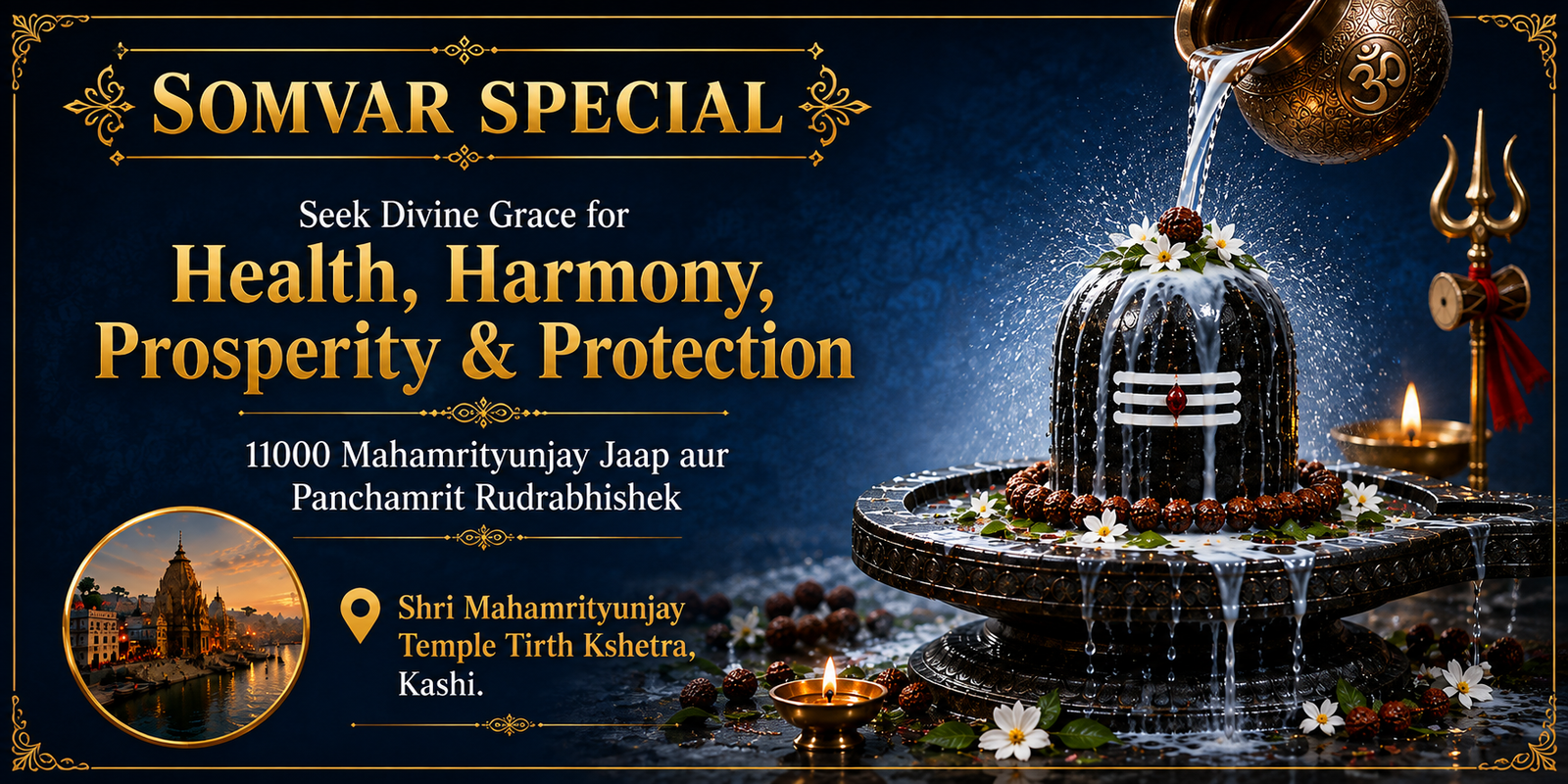 11000 Mahamrityunjay jaap & Rudrabhishek Puja