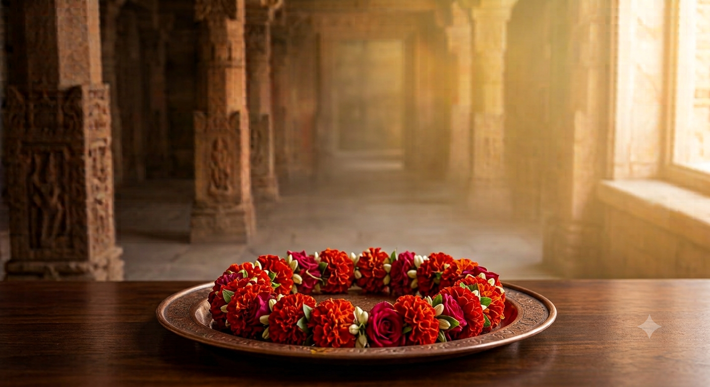 Red Phool Mala