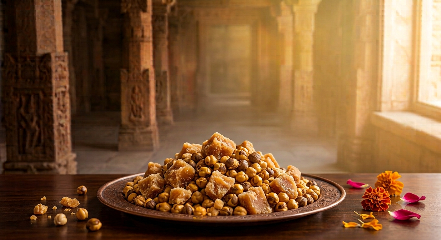 गुड़-चना भोग
