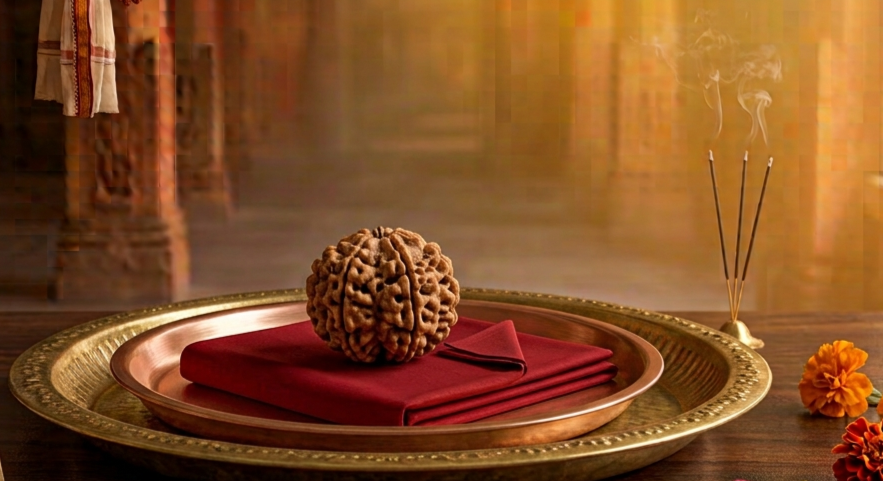 Panchmukhi Rudraksha Arpan